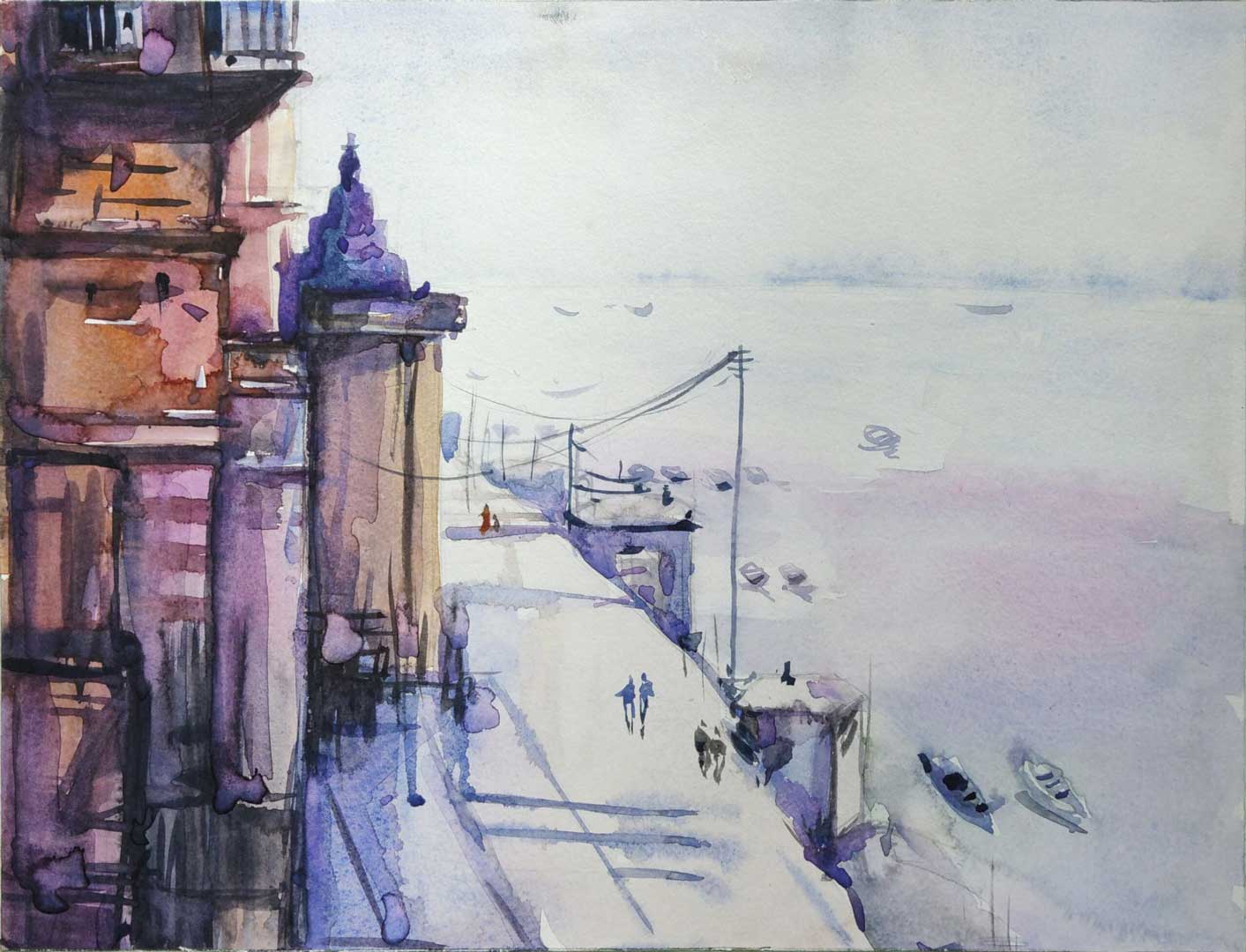 varanasi-watercolor